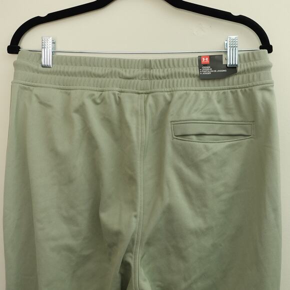 NWT Under Armour Mens UA Sportstyle Tricot Jogger Pants Loose Pull-On Green L - Picture 6 of 8